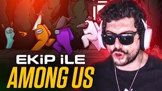 OYUN İÇİ KONUŞMALI YENİ AMONG US TARZI | Ekip ile Among Us! | Hype