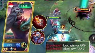 Build Luo Yi Tersakit 2021 SOLO RANKED !! Luo Yi Top 1 Global 2021 - Mobile Legends