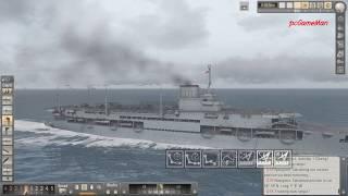 Silent Hunter 5 TWOS  - Scapa flow convoy - Destroyer, heavy cruiser and aircraft carrier sunk