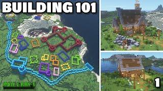 Minecraft Building 101 - Build Planning, Size & Shape - How to be a better builder in Minecraft Ep.1