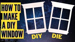 How to Make a DIY Window | NO die needed!