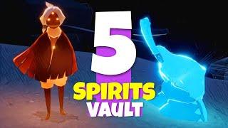 All 5 Spirit Locations in Vault of Knowledge | Ancestor Constellation | Sky COTL