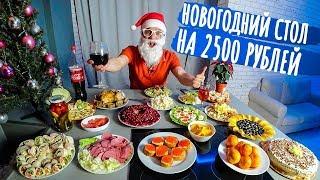 НОВОГОДНИЙ СТОЛ НА 2500 РУБЛЕЙ, ЭТО ВАМ НЕ БОМЖ ОБЕД