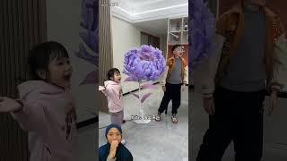 KAKAK HEBAT MEMBUAT LENTERA CANTIK DARI PAYUNG RUSAK  #funny #dubbing #shorts