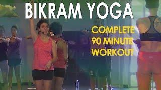 Bikram Yoga Full 90 Minute Hot Yoga Workout with Maggie Grove