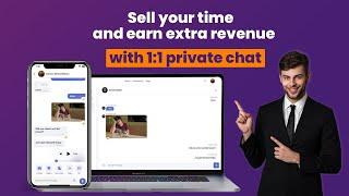 Start your own real time private chat and earn extra revenue - EzyCourse