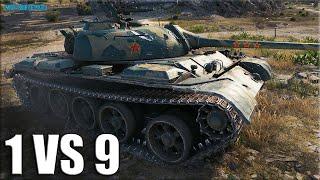 Type 59 против ДЕВЯТЕРЫХ  EPIC BATTLE  World of Tanks лучший бой