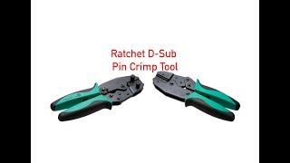 Ratcheting D-Sub Pin Crimp Tool P#93-100-022