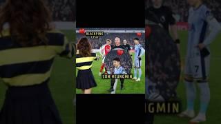 Lisa and Son Heungmin moment at the Arsenal vs Tottenham match 2025 #lisa #son #tottenham #arsenal