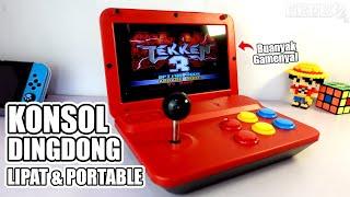 BELI KONSOL GAME DINGDONG VERSI LIPAT & PORTABLE, SERU BISA DIMAININ BANYAKAN! -  Review Game A13