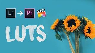 CONVERT LIGHTROOM PRESETS INTO LUTS // How to Color Grade using Lightroom Presets