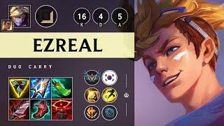 Ezreal ADC vs Jhin: Triple Kill, Rampage - KR Challenger Patch 14.18