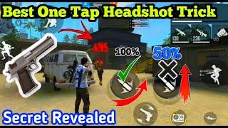100% One Tap Headshot Secret Trick Revealed in freefire tamil / Freefire Desert Eagle Headshot trick