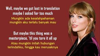 Taylor Swift - All Too Well (10 Minute Version) (Taylor's Version) | Lirik Terjemahan Indonesia