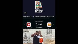 #viral#uefanationsleague league a group 4 results #spain#denmark win #serbia#switzerland lose game 2