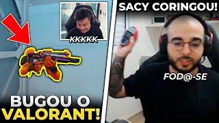 SACY PERDEU A PACIÊNCIA NA PARTIDA E CORINGOU! FRTTT FICOU SURPRESO COM ESSE BUG - VALORANT CLIPS