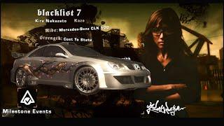 NFS MOST WANTED REMASTERED 2021 BLACKLIST 7  KAZE [MILESTONE EVENTS]