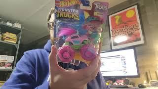 Hot Wheels Monster Trucks Dreamworks TROLLS Poppy Unboxing