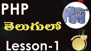 What is PHP - Lesson 1 - Telugu