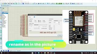 NODEMCU SCHEMATIC | PROTEUS