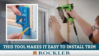 Easy Tool for Installing Window and Door Trim