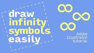 Draw Infinity symbols in Illustrator the easy way