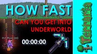 Terraria - How Fast Can You Get To The Underworld with Luminite Pickaxes ?