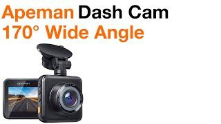 Apeman C420 Dash Cam FULL REVIEW with samples.