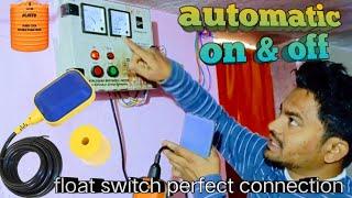 How to Connect Float Switch to Starter • Full Tutorial | Float level Controller