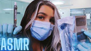 ASMR |  DENTIST ROLEPLAY  (Latex Gloves, Scraping, Scratching, Dental Exam)