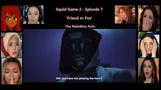 ..this is the end?! - SQUID GAME Season 2, Episode 7 - Reaction Compilation