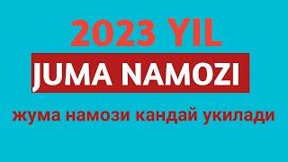 жума намози кандай укилади / juma namozi o'qish tartibi  juma namozi o'qishni o'rganish 2023