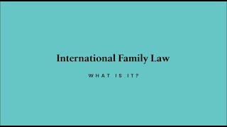 International Family Law