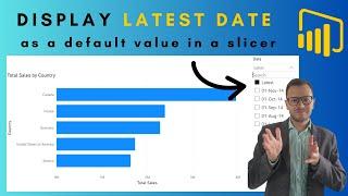 how to set DATE SLICER to LATEST date by default in Power BI with DAX