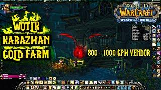 Wotlk Retribution Paladin - Updated Karazhan Gold Farming | 800 - 1000 GPH VENDOR