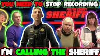 SHERIFF is on the Way,  STOP  RECORDING! RUDEST Servants EVER.....