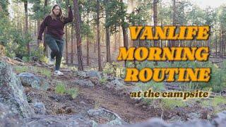 VANLIFE MORNING ROUTINE at the Campsite