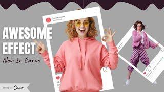 How To Make Instagram 3D Pop-Out Photo Effects In Canva| Part 3| Tutorial | Canva |