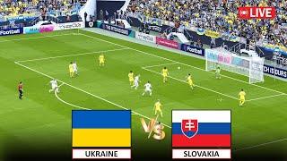 LIVE : UKRAINE vs SLOVAKIA I I Efootball Pes 2021 GAMEPLAY