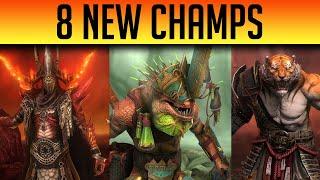 8 NEW LEGENDARY CHAMPIONS LOOK AMAZING! #Test Server | Raid: Shadow Legends