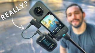 Using a Wireless Mic On Insta 360 X3 - Is It Worth It?