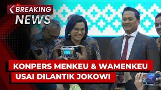 BREAKING NEWS - Konpers Menkeu Sri Mulyani usai Jokowi Lantik Wamenkeu Thomas Djiwandono