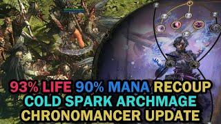 [POE 2] 183% Recoup - 34% MoM - Cold Spark Chronomancer Build Update 2