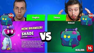 TÜRKÇE HESAP vs İNGİLİZCE HESAP ( 200 ÖLÜ KUTU AÇTIK ) !!! - Brawl Stars