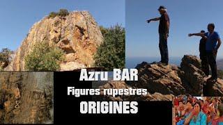 AZRU BAAR, Figures rupestres et ROOTS