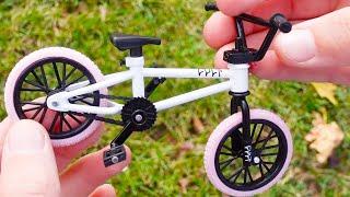 BMX Finger | Unboxing Tech Deck BMX Cult White | Flick Trix | Nike Finger Shoes | BMX pink tires