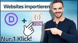 Divi Seiten einfach importieren - Divi Import & Export | Andreas Bind