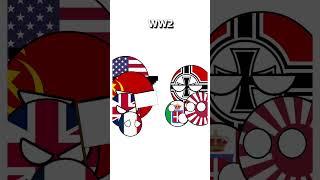 All 3 World Wars Compared || #countryballs #memes