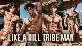 LIKE A HILL TRIBE MAN [AI Art Lookbook] #aiart #ailookbook #aimodel