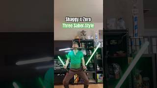 Shaggy x Zoro: Three Sword Style #lightsaber #starwars